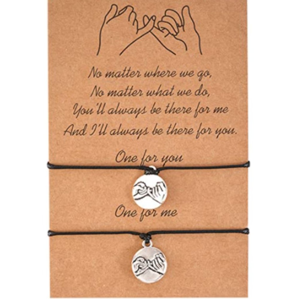 Couples Friend Matching Bracelet Pinky Promise